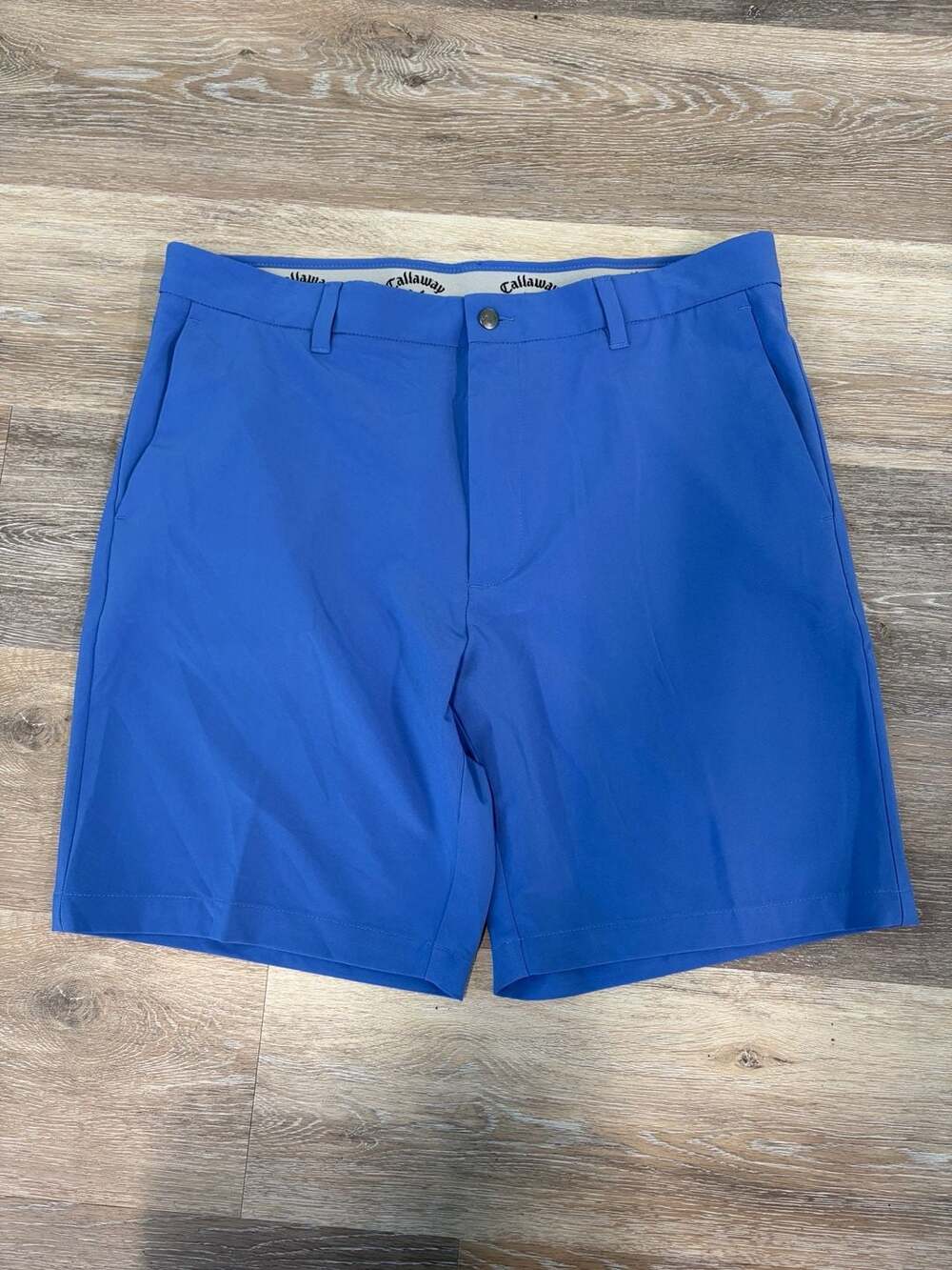 Callaway Golf Shorts Size 36 Blue Performance Stretch